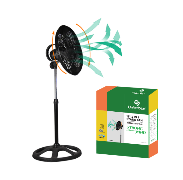 360 Degree Oscillating Stand Fan