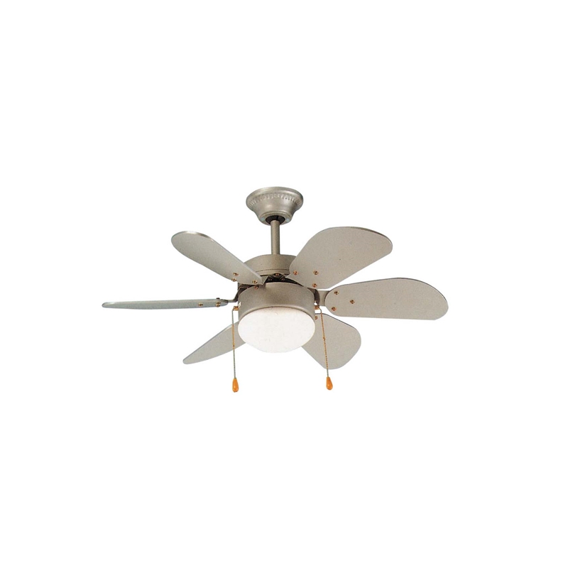 ceiling fan with round light