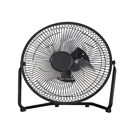 black floor fan